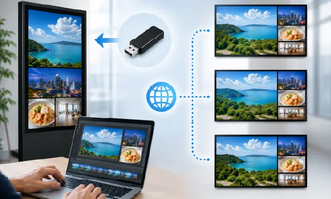 USB・ネットワーク配信対応