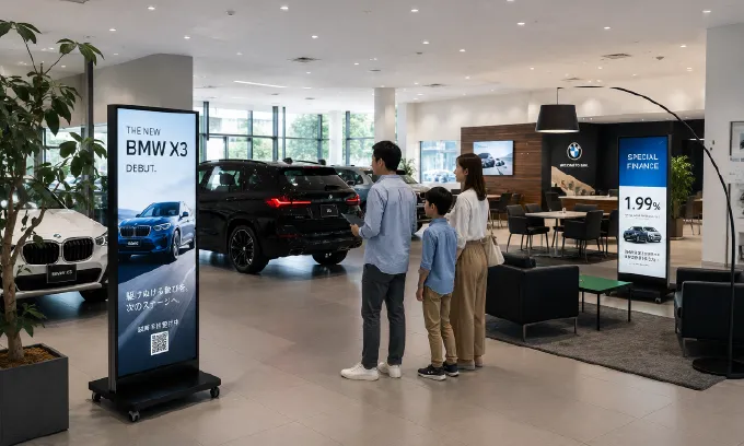 ショールームでの商品紹介